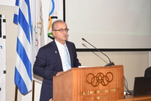 Οι χαιρετισμοί στο 12ο Διεθνές Αθλητικό Συνέδριο ΠΣΑΤ στην Αρχαία Ολυμπία