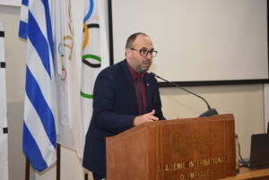 Οι χαιρετισμοί στο 12ο Διεθνές Αθλητικό Συνέδριο ΠΣΑΤ στην Αρχαία Ολυμπία