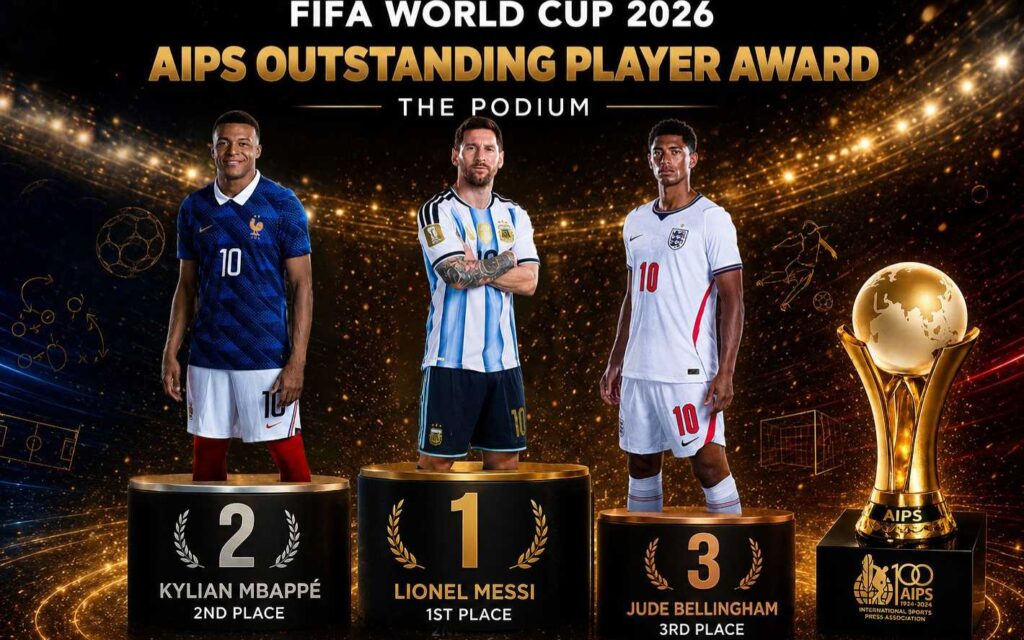 O Lionel Messi ανακηρύχθηκε Κορυφαίος Παίκτης του Παγκοσμίου Κυπέλλου FIFA 2026 στην παγκόσμια ψηφοφορία των μελών της AIPS