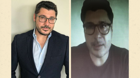 Albescent White Colorful Soft Texture Background Rounded Rectangle Frame Mockup Photo Collage (1)